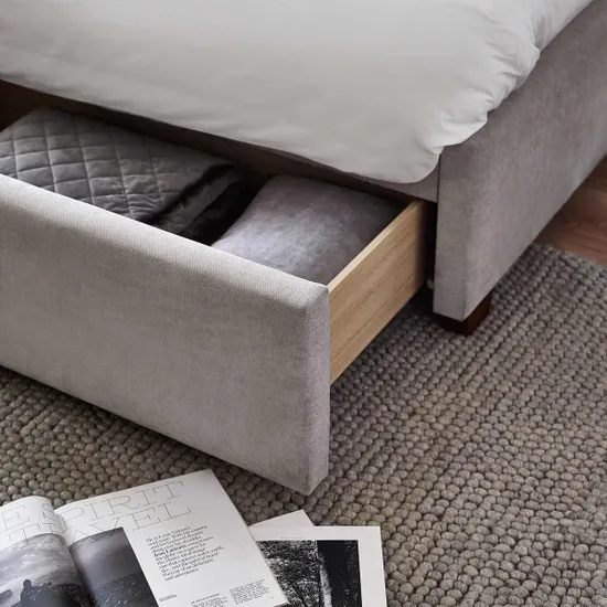 Savannah King Bed 150Cm - Grey - Image 3