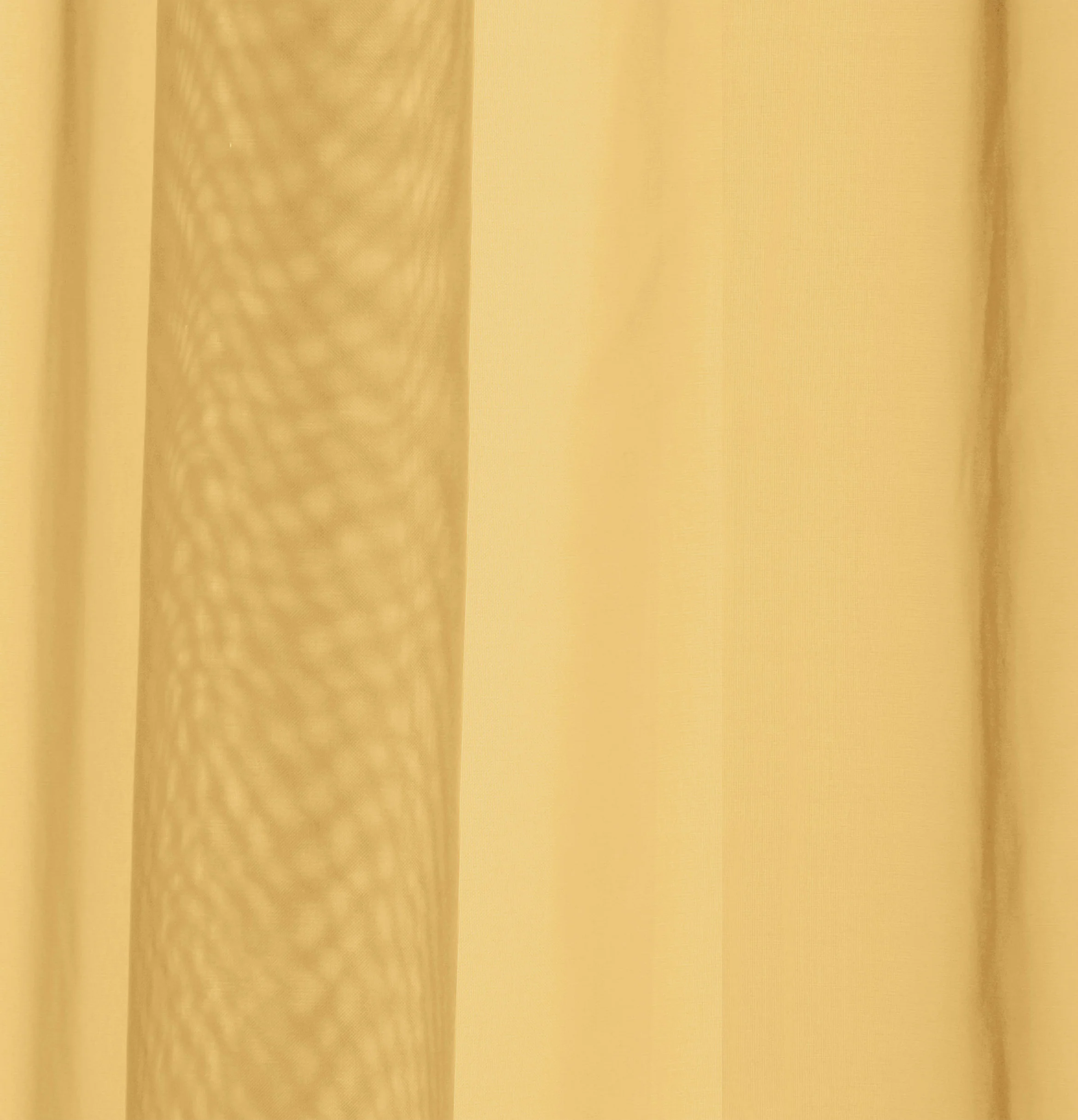 Sheer Gold Plain Woven Voile Slot Top Curtain Panel Pair - Image 3