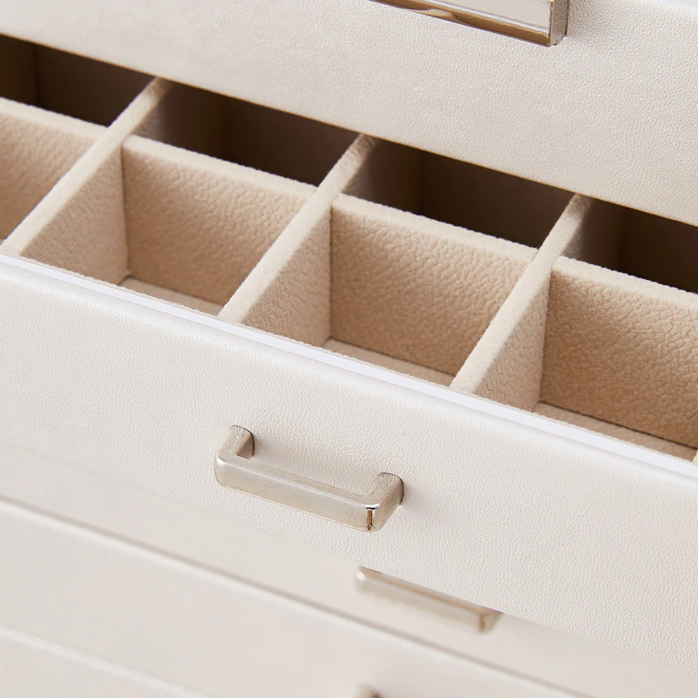 Sheonly Large Jewellery Box with Drawers and Mirror - Image 7
