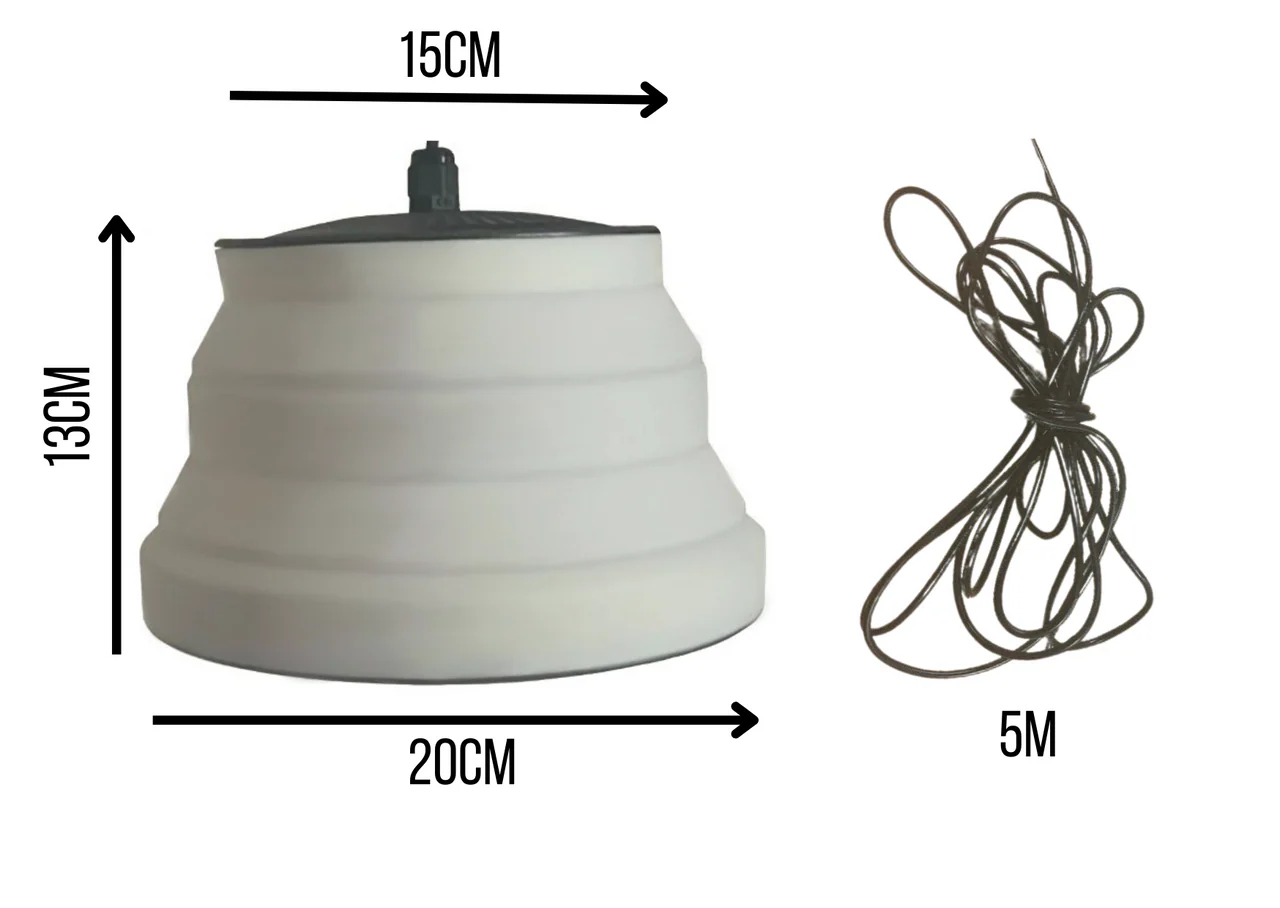 Silicone Camping Lantern Dimmable 240V - Image 2