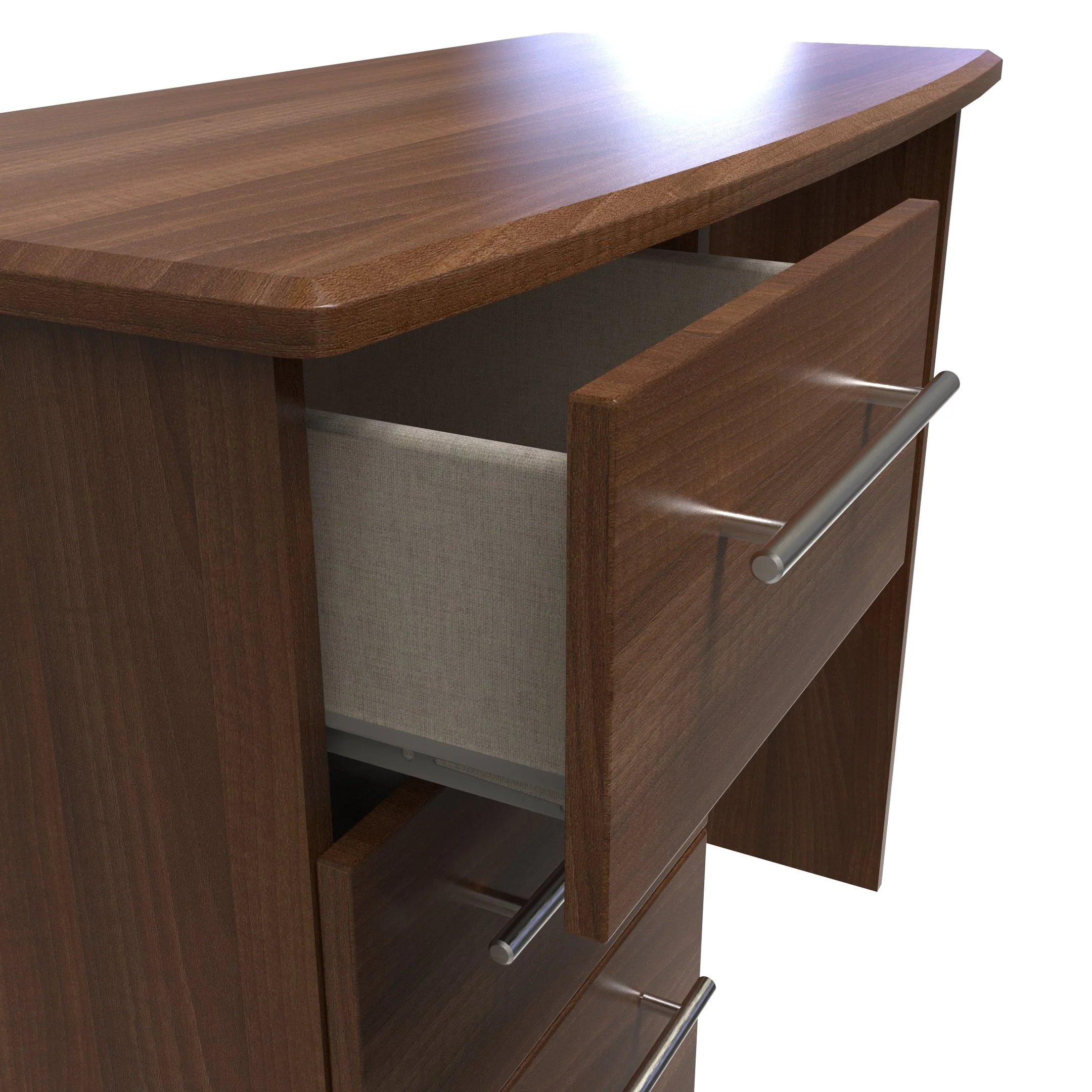 Sofia Ready Assembled Vanity in Noche Walnut - Image 5