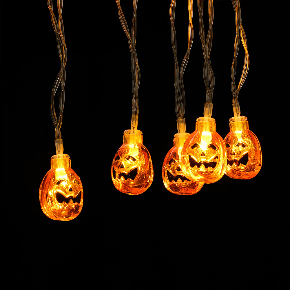 Spooky Pumpkin LED String Lights Decoration - Image 6