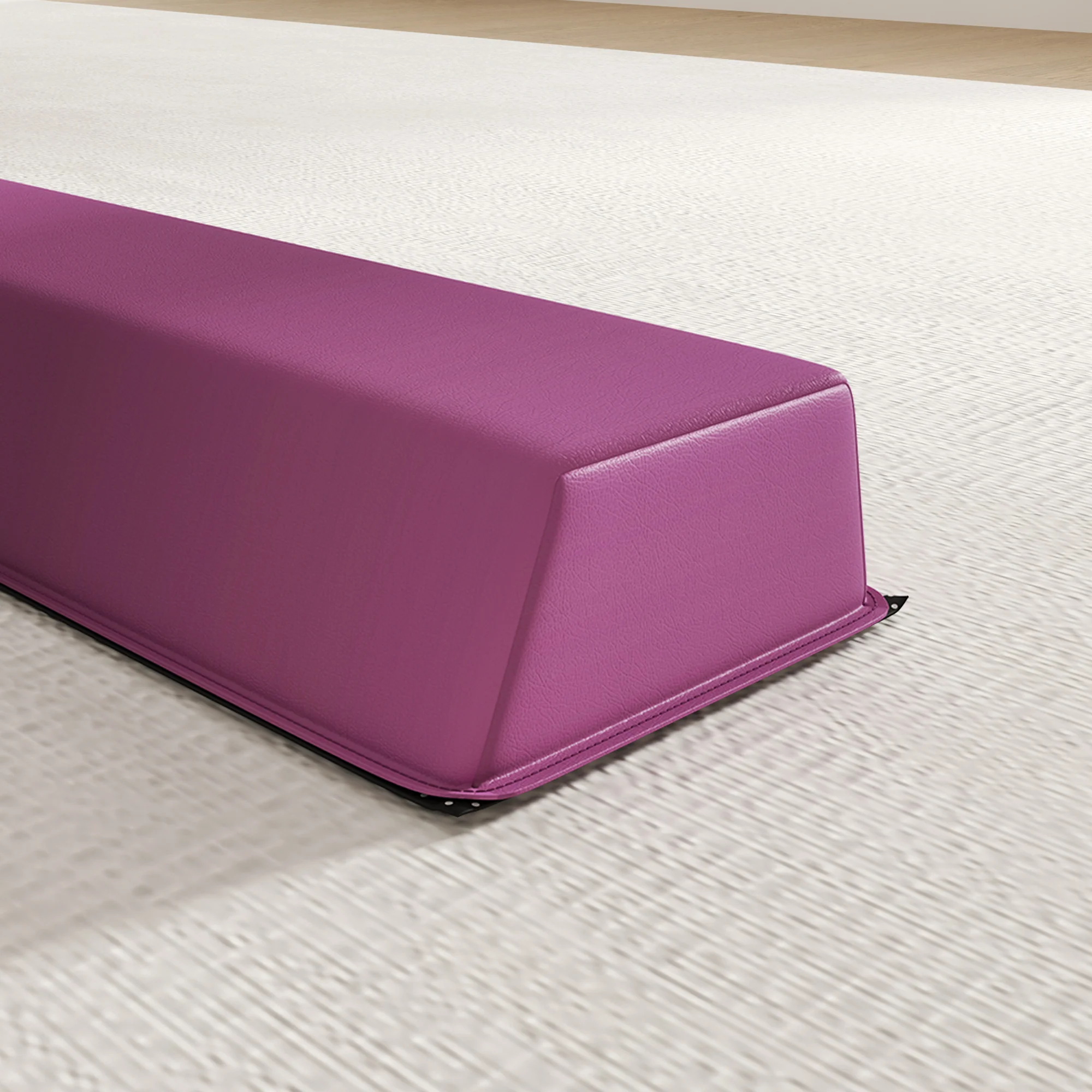 SPORTNOW 7.7ft Folding Gymnastics Balance Beam With Anti-Slip Base, Purple - Image 8