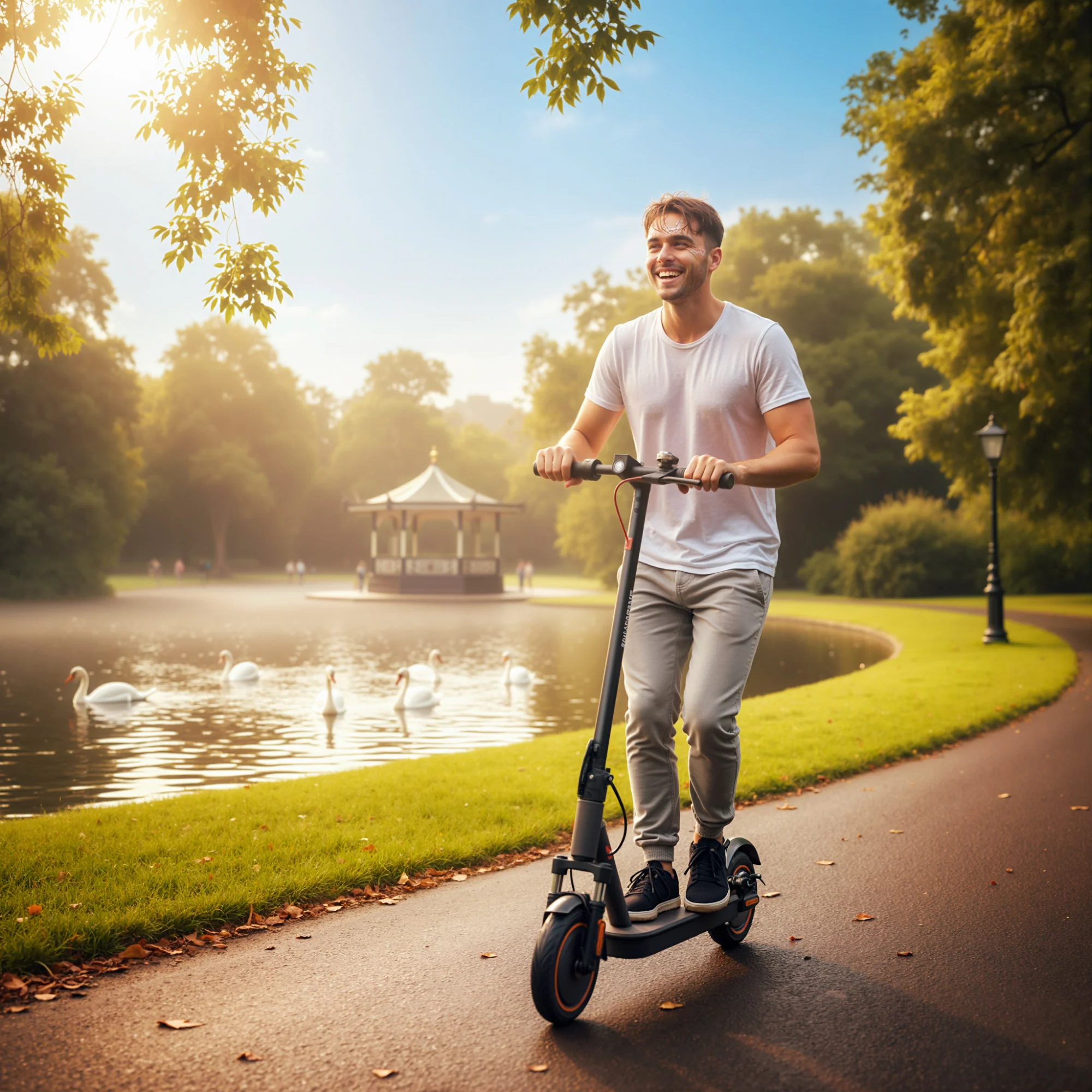 SPORTNOW Electric Scooter, Folding E-Scooter With 350W Motor, 30km Range - Image 9