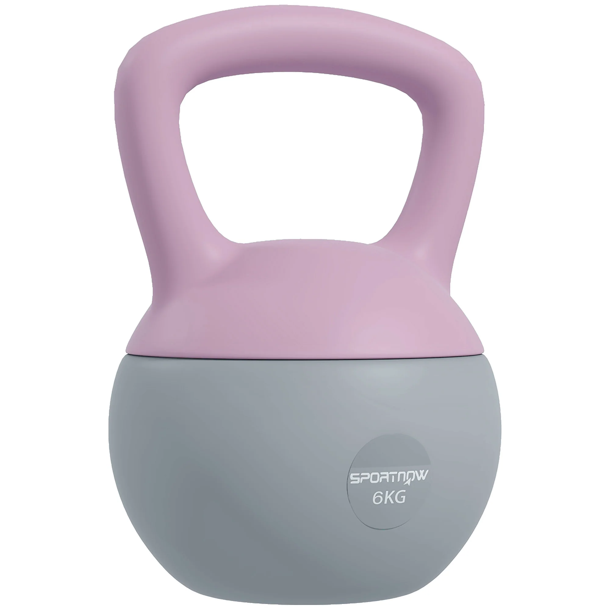 SPORTNOW Kettlebell W/ Soft Body And Non-Slip Handle, Purple And Grey - Image 10