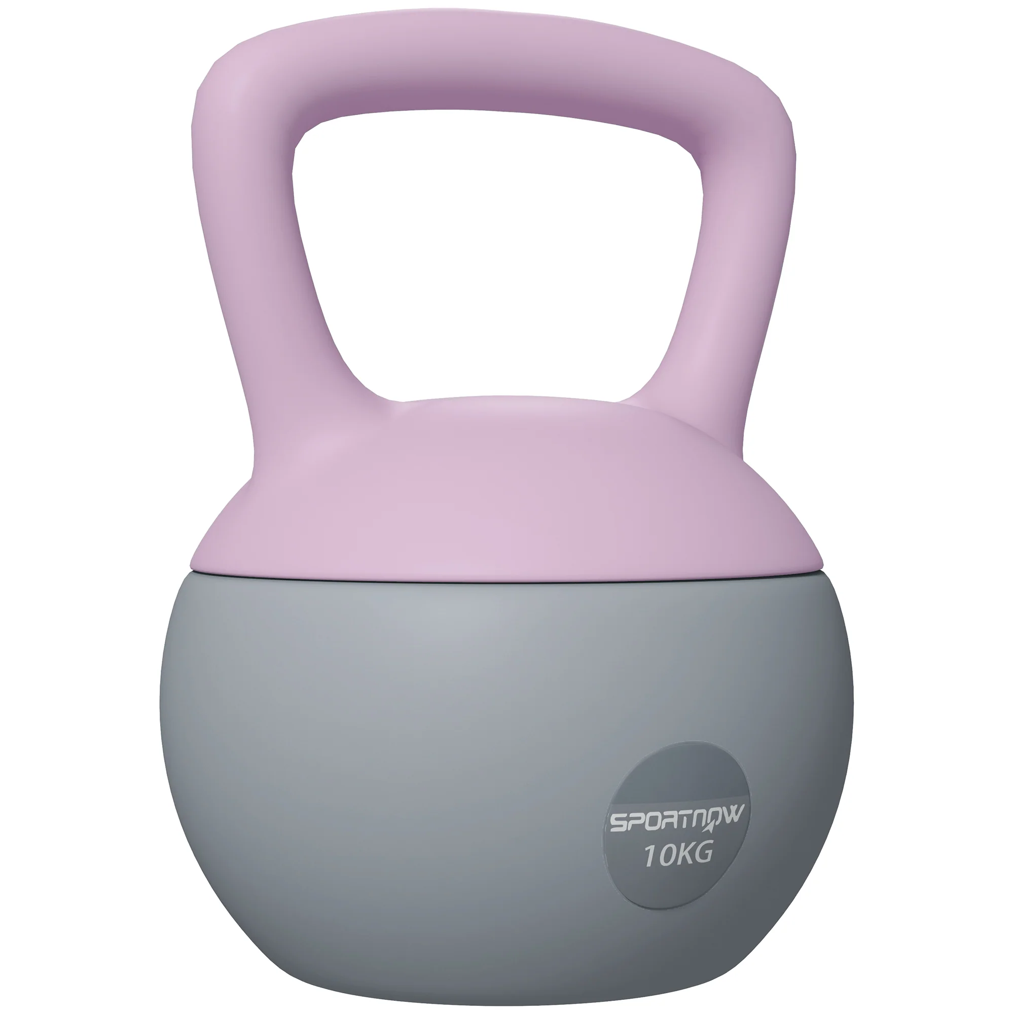 SPORTNOW Kettlebell W/ Soft Body And Non-Slip Handle, Purple And Grey - Image 28