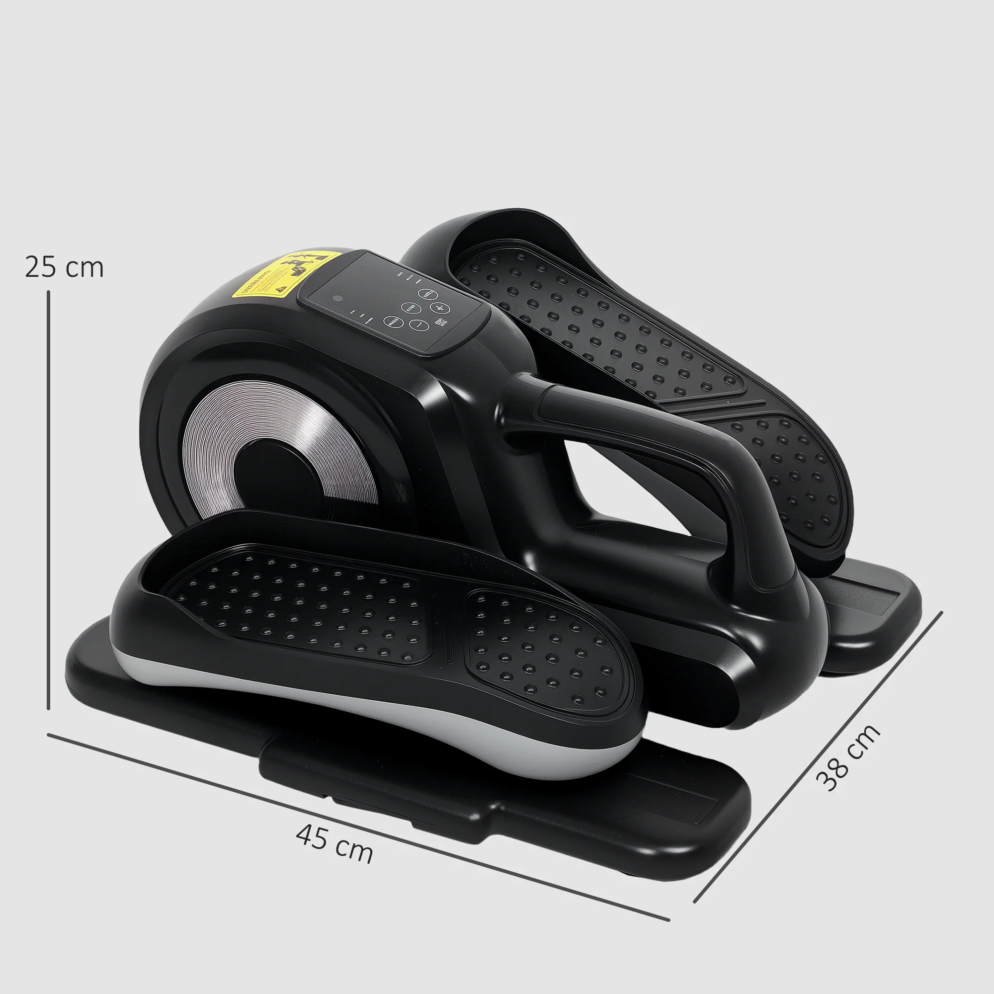 SPORTNOW Mini Elliptical Machine, Seated Pedal Exerciser w/ Remote Control - Image 5