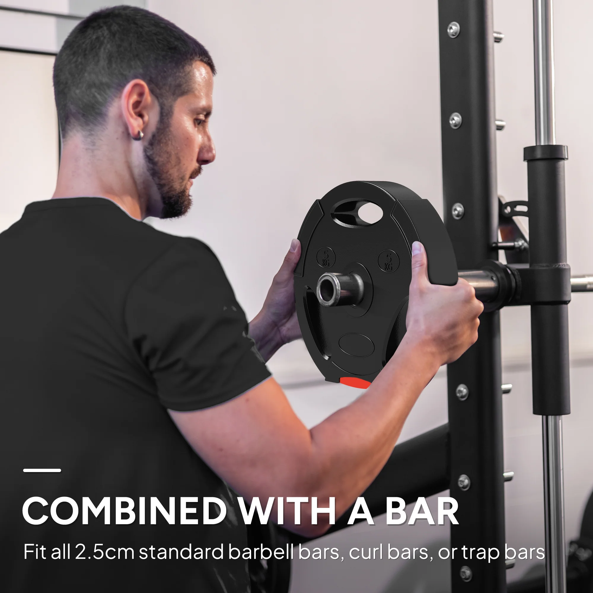 SPORTNOW Olympic Weight Plates Set For Home Gym - Image 13