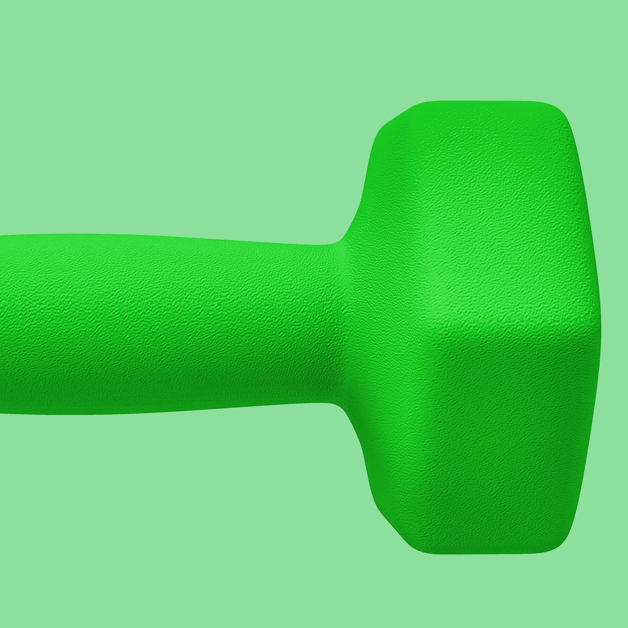SPORTNOW Set Of 2 Hexagonal Dumbbells Weights Pair, 2 X 5kg, Green - Image 7