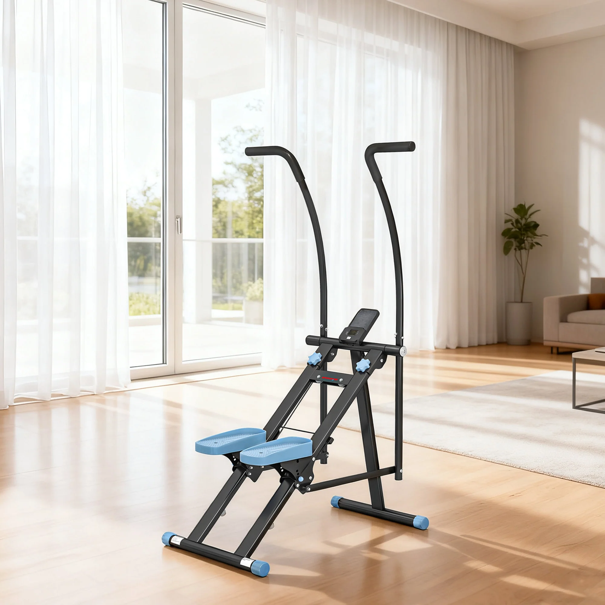 SPORTNOW Stair Stepper For Home Gym Exercise, Vertical Climber Machine - Image 9