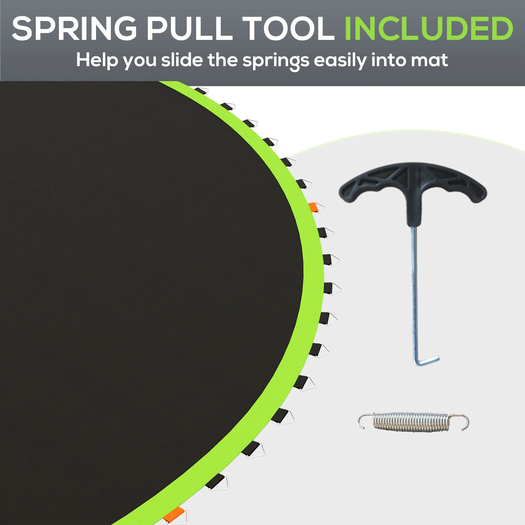 SPORTNOW Trampoline Mat With 72 V-Hooks, For 12ft Trampoline - Image 15