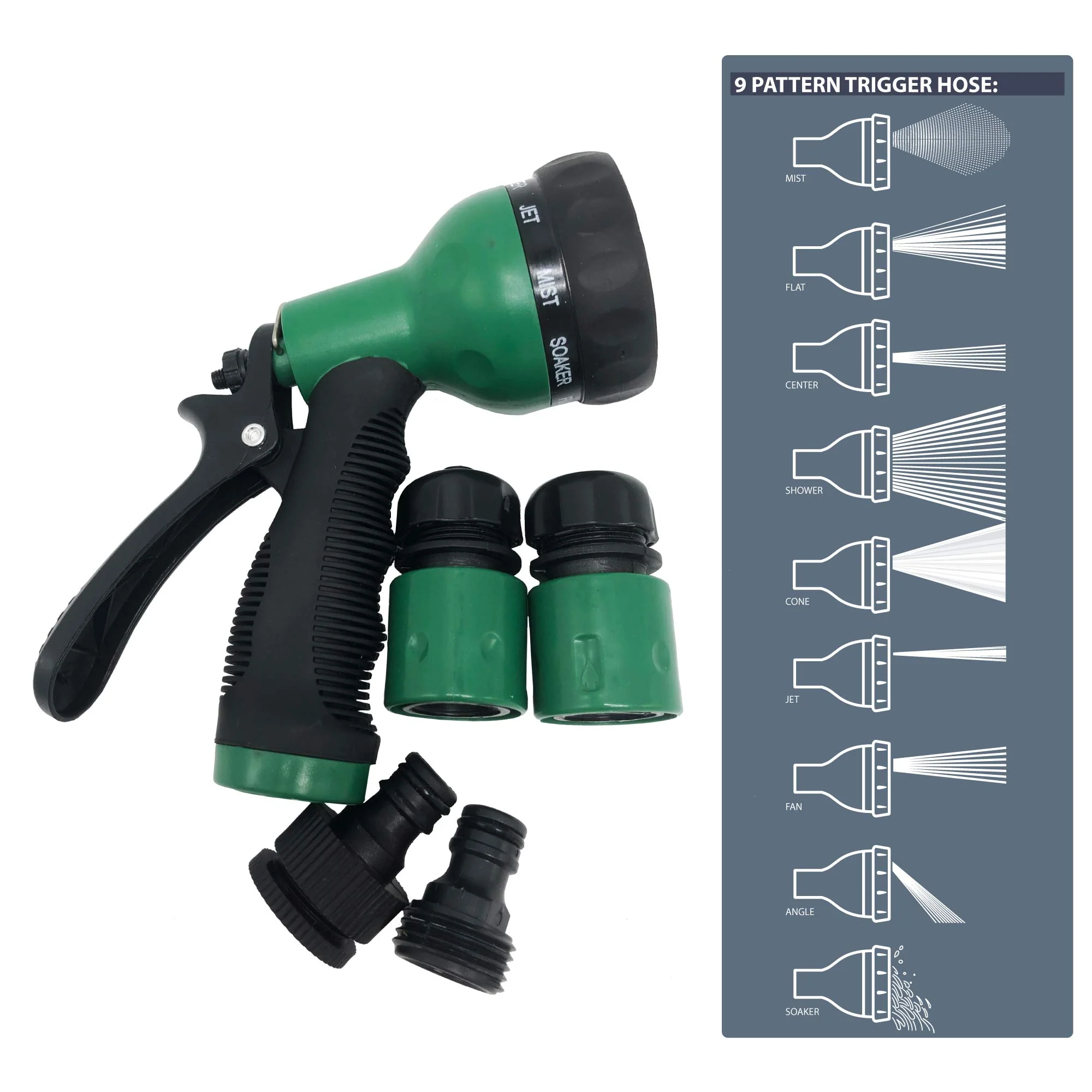 Silver & Stone Spray Gun and Fitting Set - Image 2