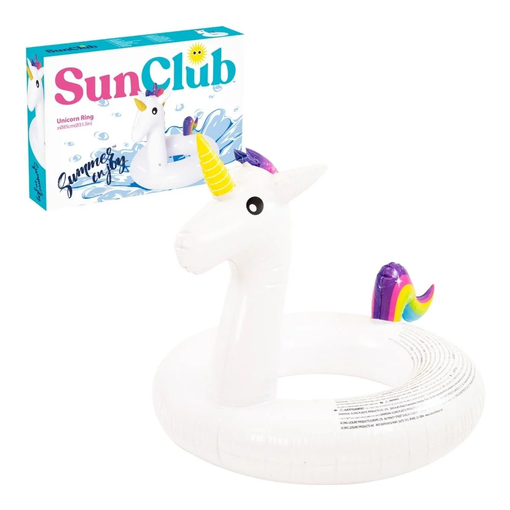 Sun Club Kids Inflatable Unicorn Swim Ring - Image 2
