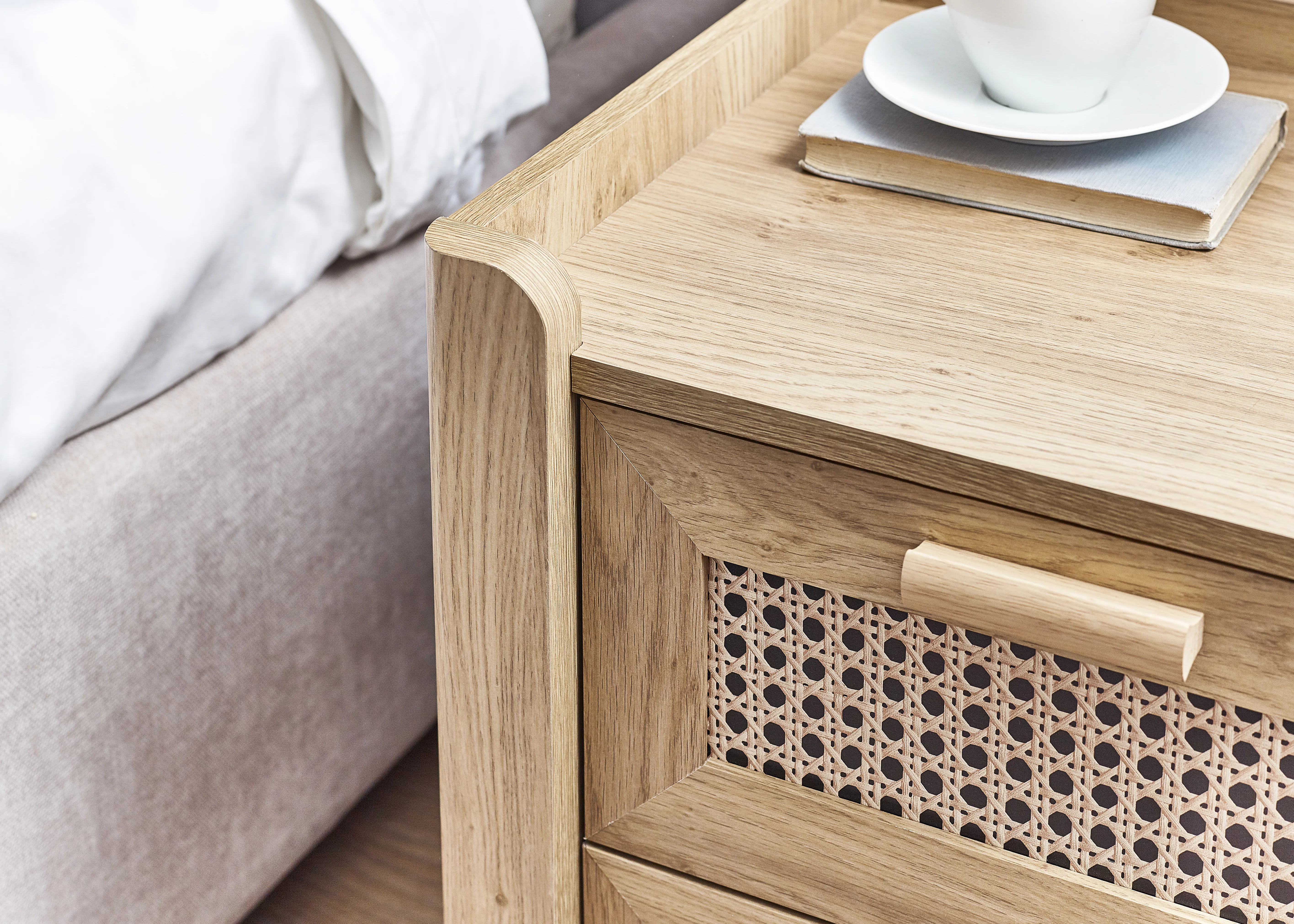 Sydney 2 Drawer Bedside - Image 3