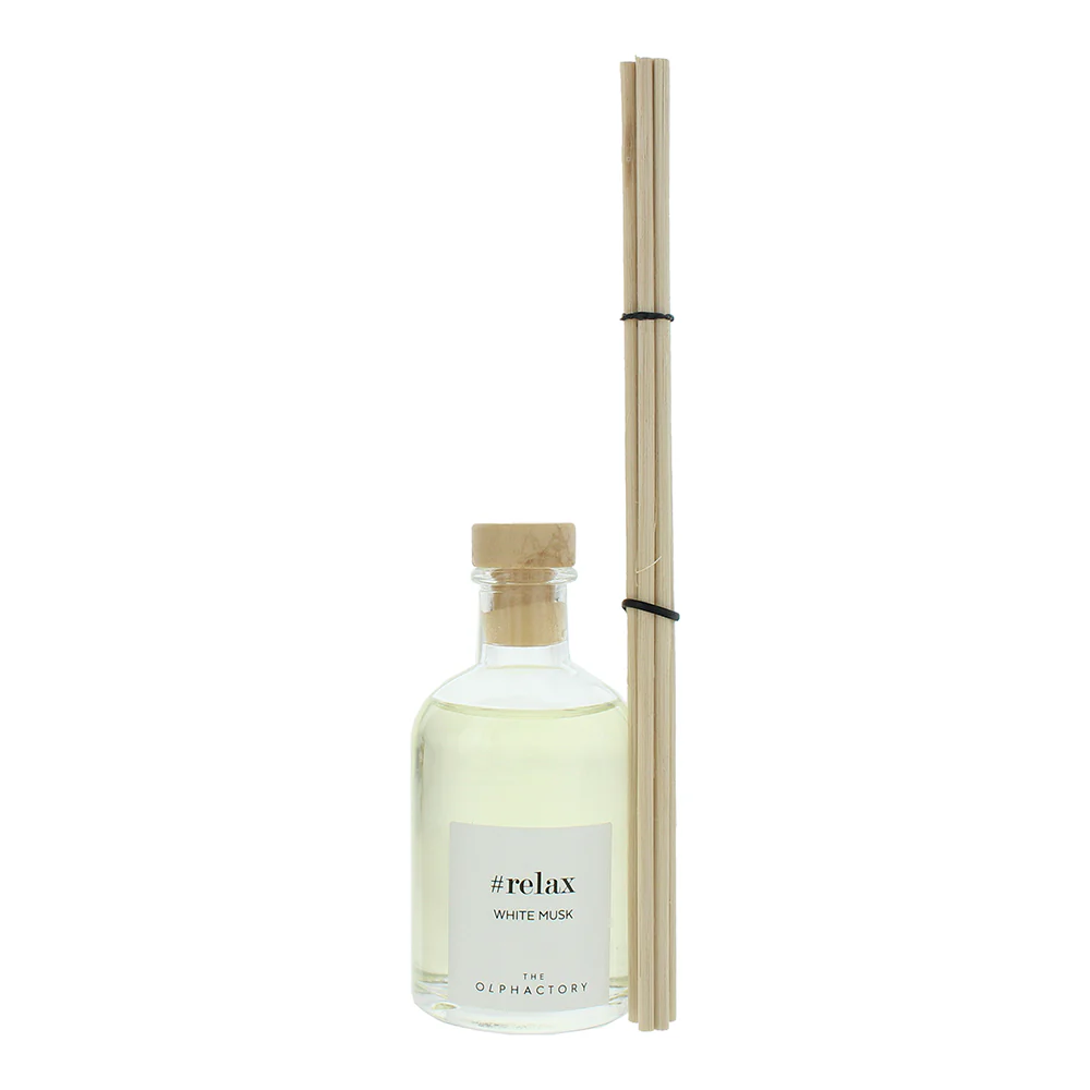 The Olphactory Relax White Musk Reed Diffuser 100ml - Image 2