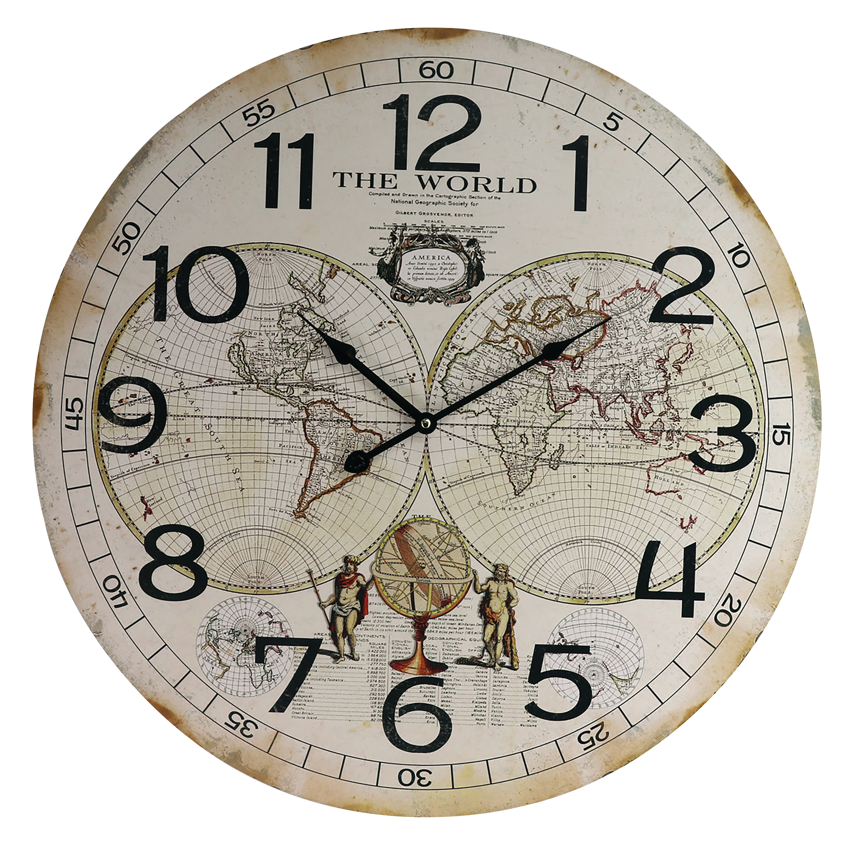 Lewis's The World Wall Clock (60cm) - Image 2