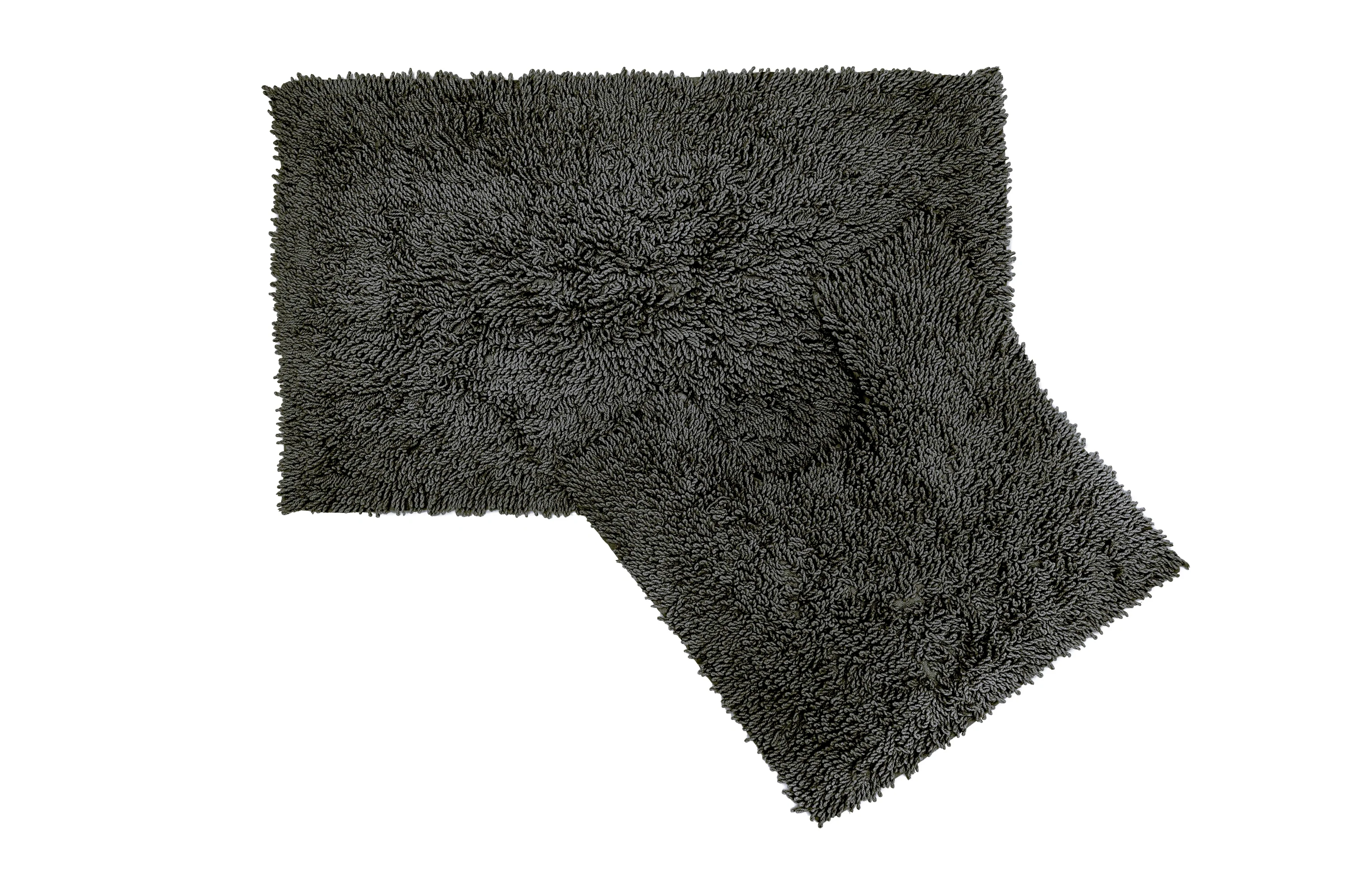 Tumble Twist Pure Cotton 2pc Bath set in Charcoal