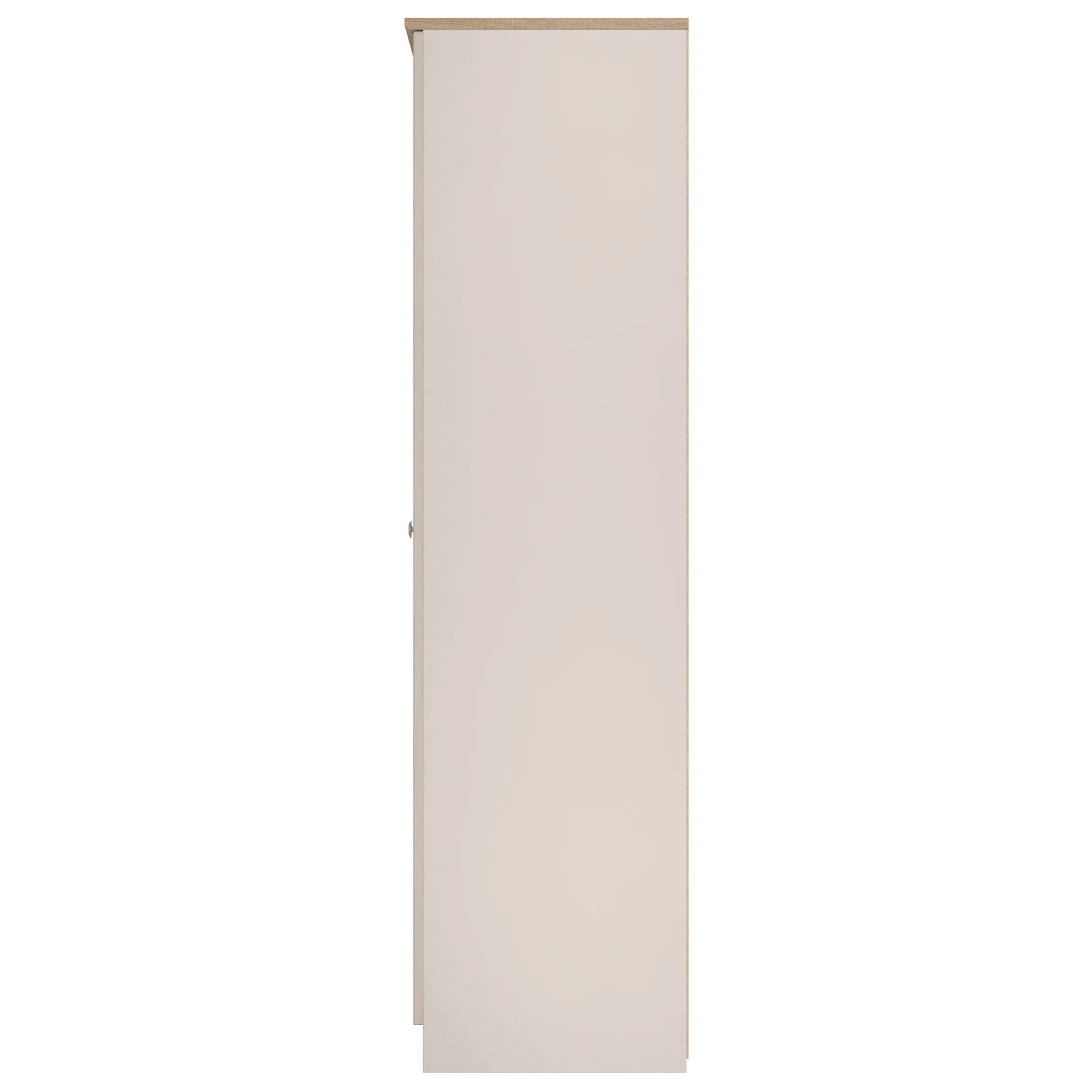 Tutbury Ready Assembled Tall Triple Mirror Wardrobe in Kashmir Ash & Bardolino Oak - Image 3