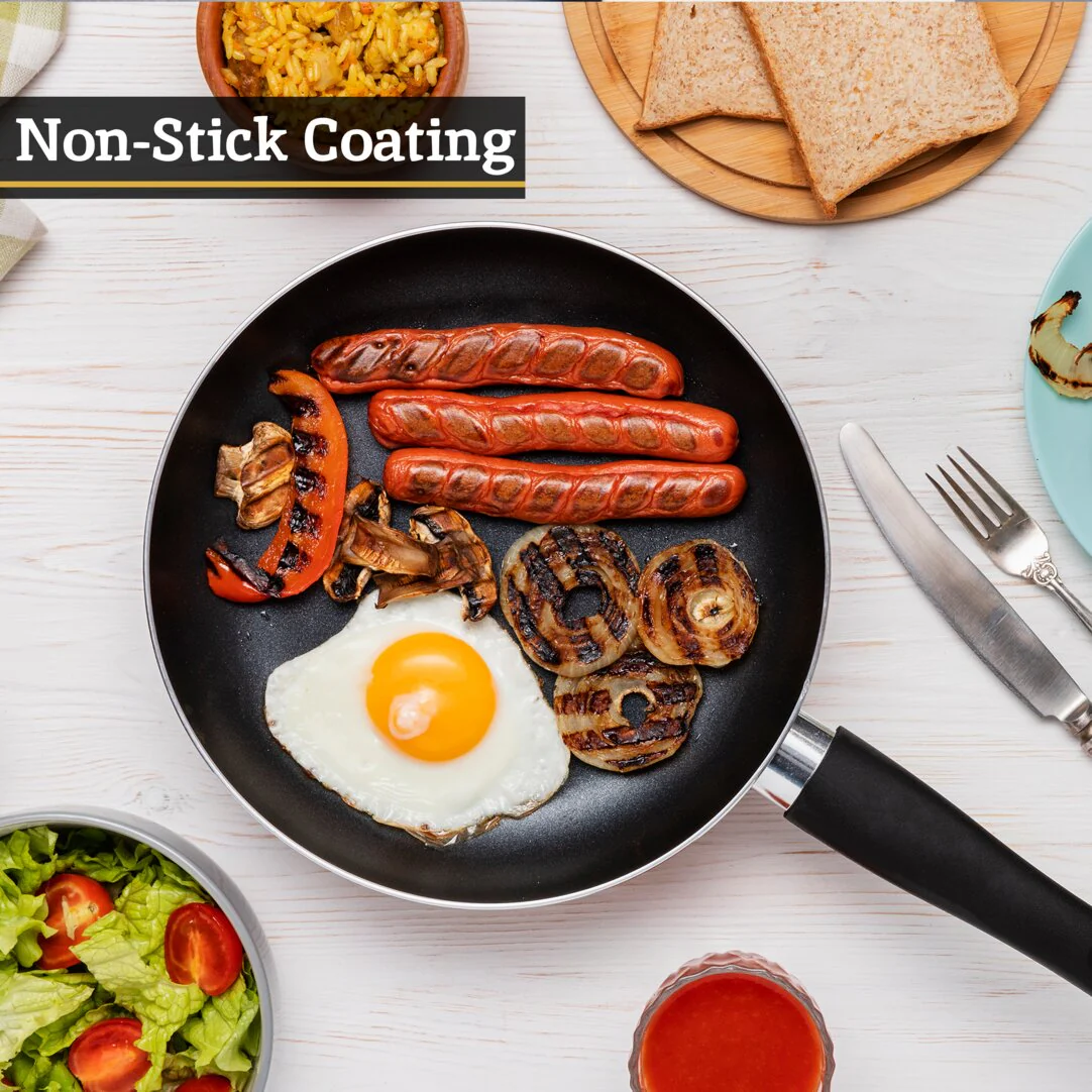Viggo 24cm Black Frying Pan - Image 5