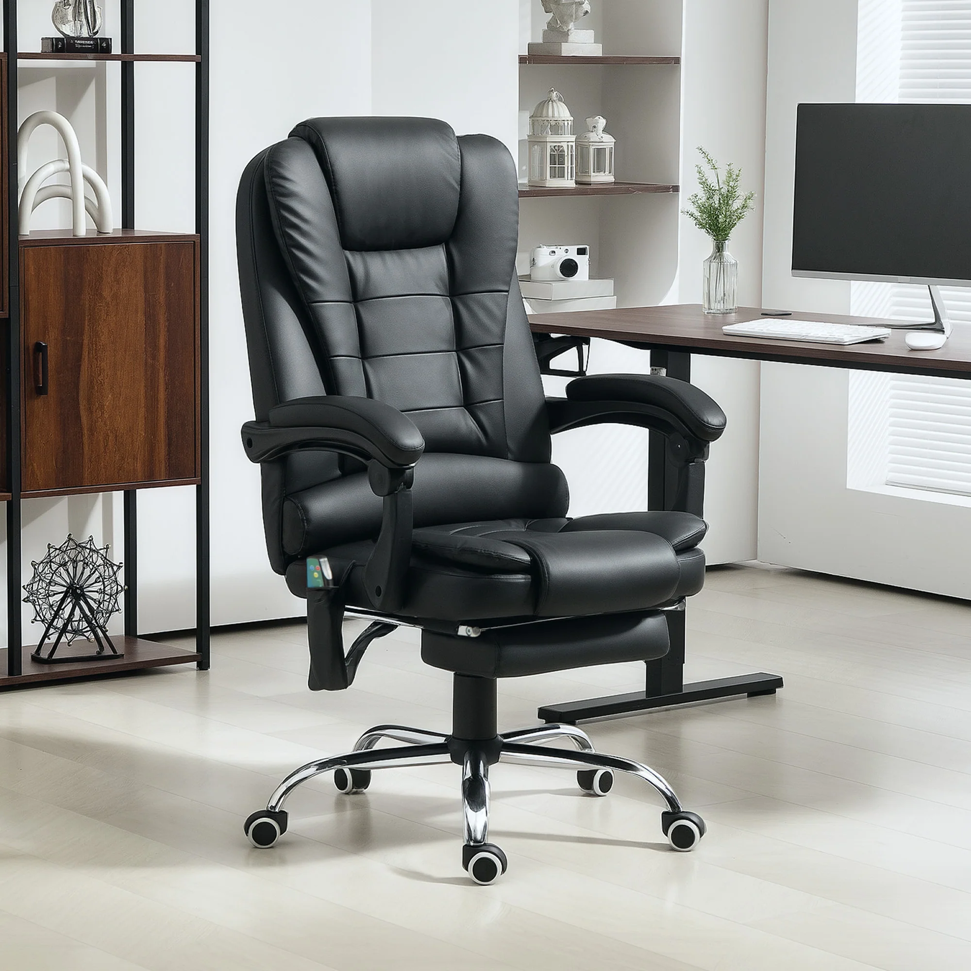 Vinsetto Ergonomic Heated 6 Points Vibration Massage Office Chair - Image 2