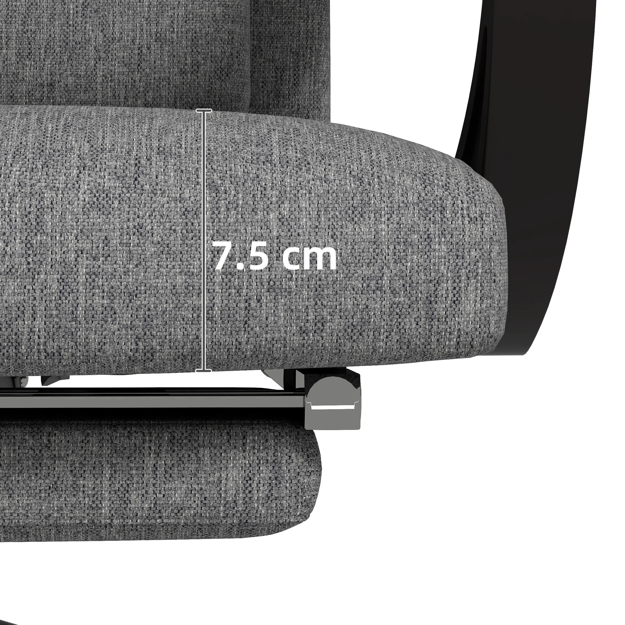 Vinsetto Home Office Chair Reclining Computer Chair W/ Lumbar Support - Image 17