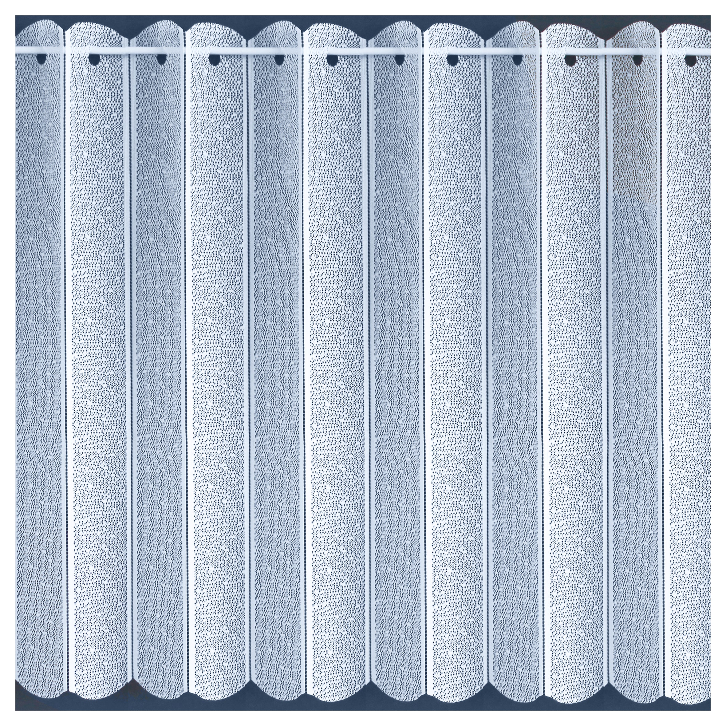 White Plain Textured Voile Louvre Vertical Pleated Window Blind Panel - Image 4