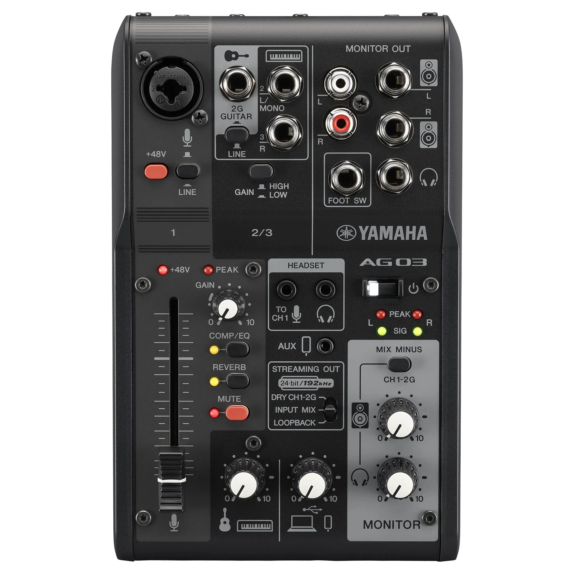 Yamaha AG 03 MK2 Live Stream Pack BK - Image 6