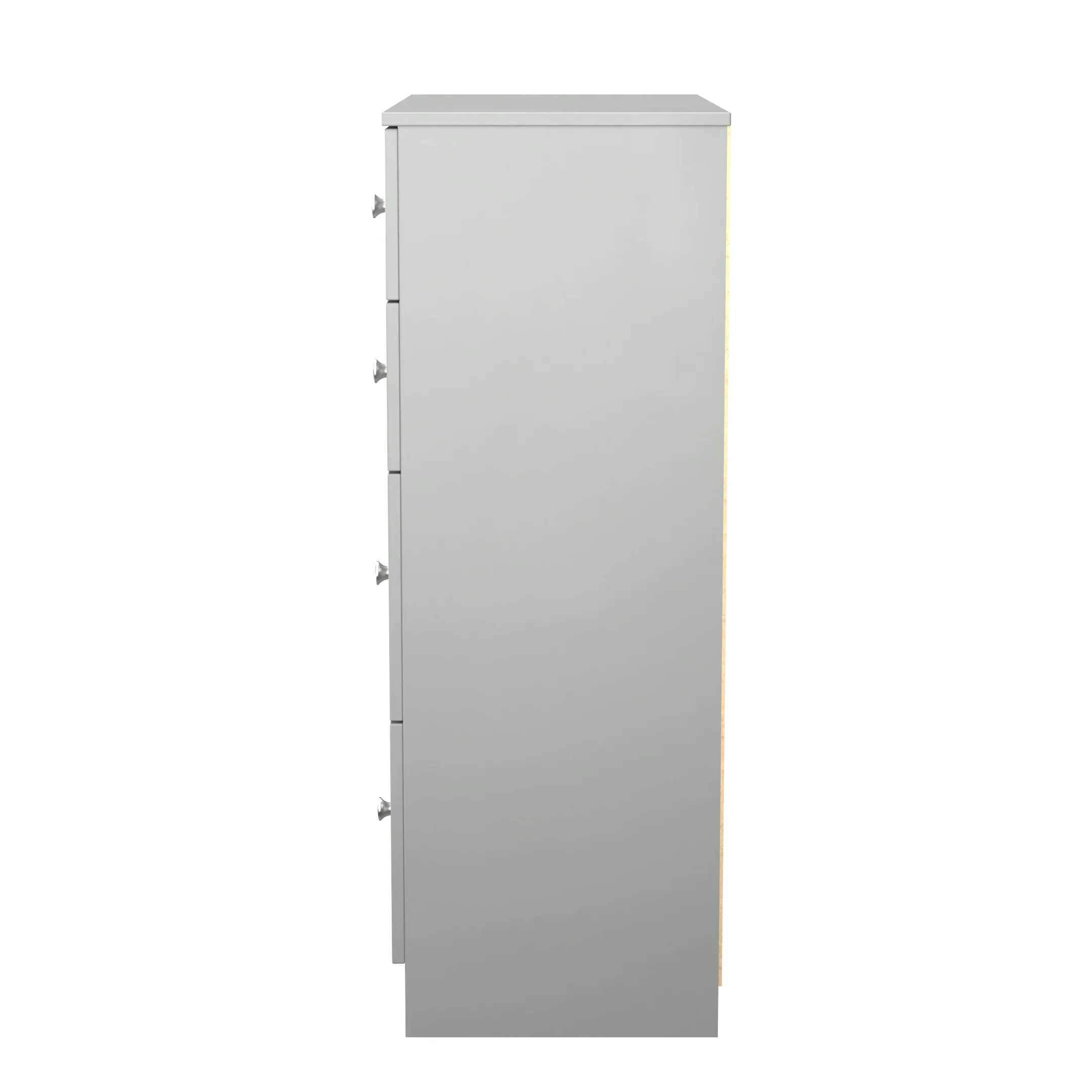 Yarmouth 4 Drawer Deep Chest in Uniform Grey & Dusk Grey - Ready Assembled - Image 2